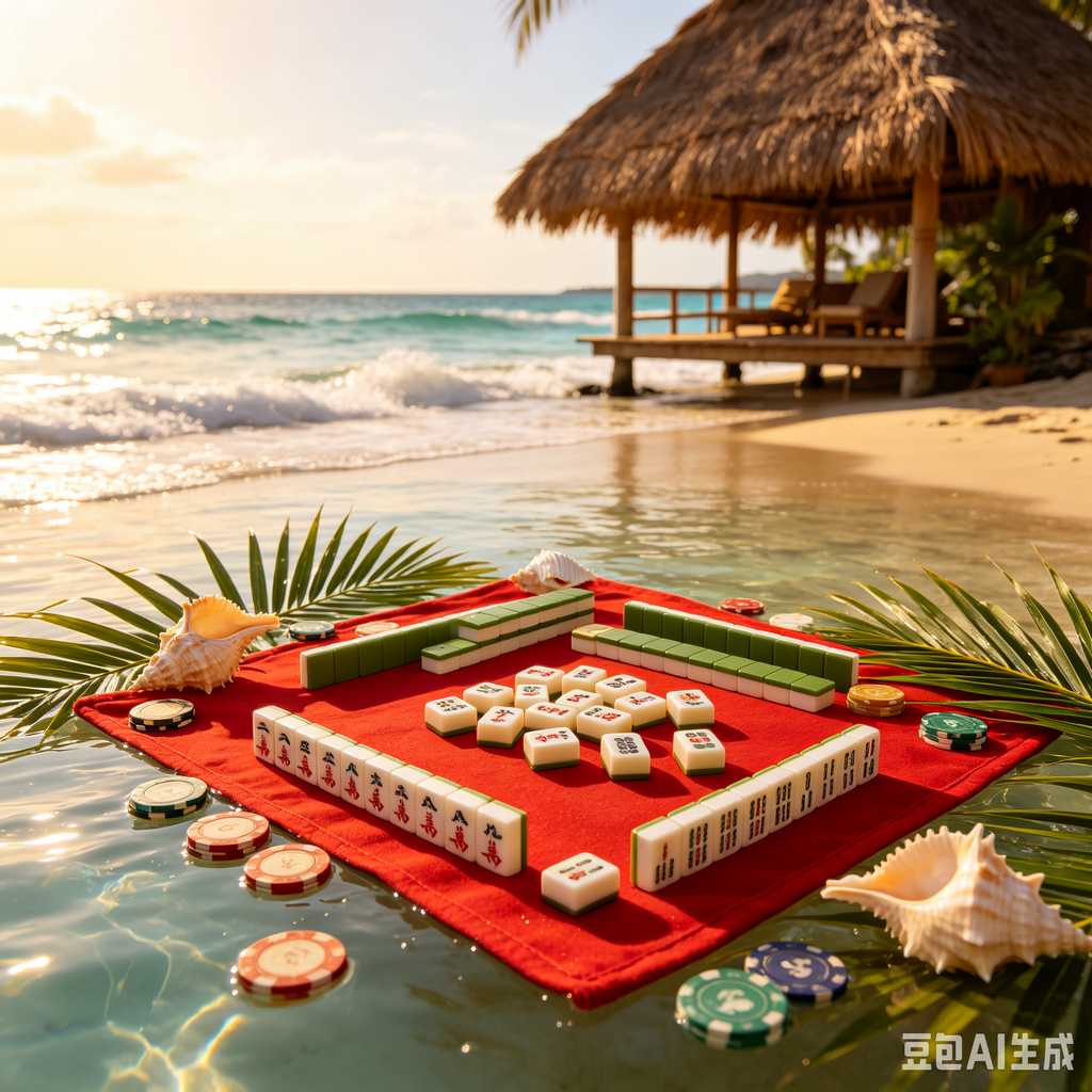 saturated color mahjong set print