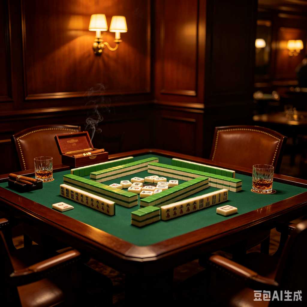 artistic mahjong tiles set