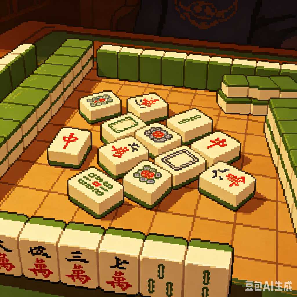 fine carving mahjong set