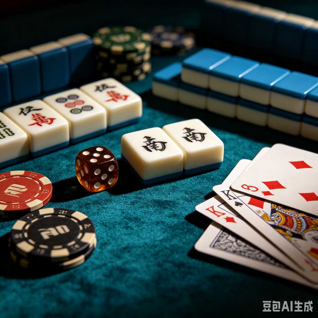 cute mini mahjong tiles set